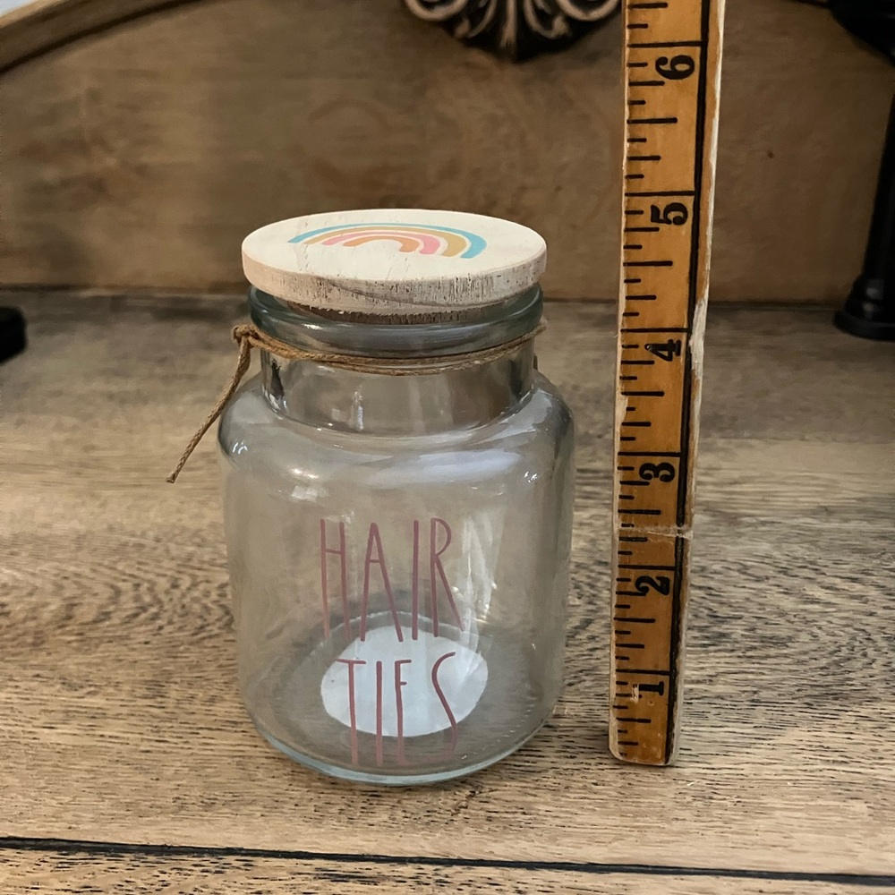 Rae Dunn Bath Jar - Hair Ties